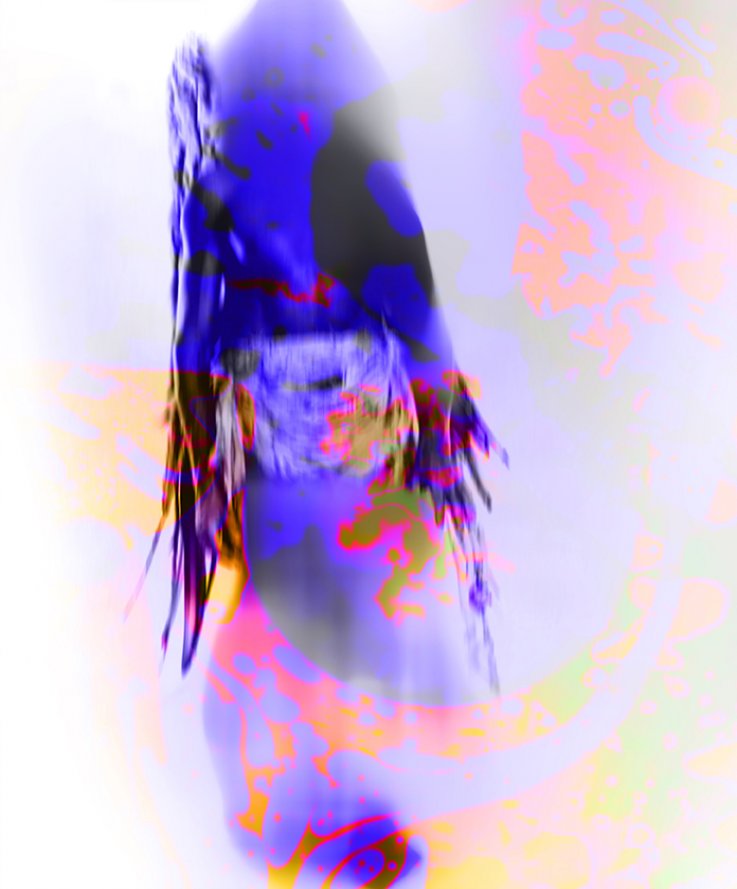 Angel, 2021<br />
digital print mounted on plexi, 110 x 90 cm