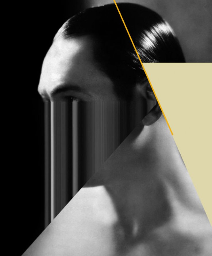 Sudden Jim [Charles Ray], 2014, <br />
Inkjet print and acrylic colour spray on archival mat paper, 90 x 110 cm