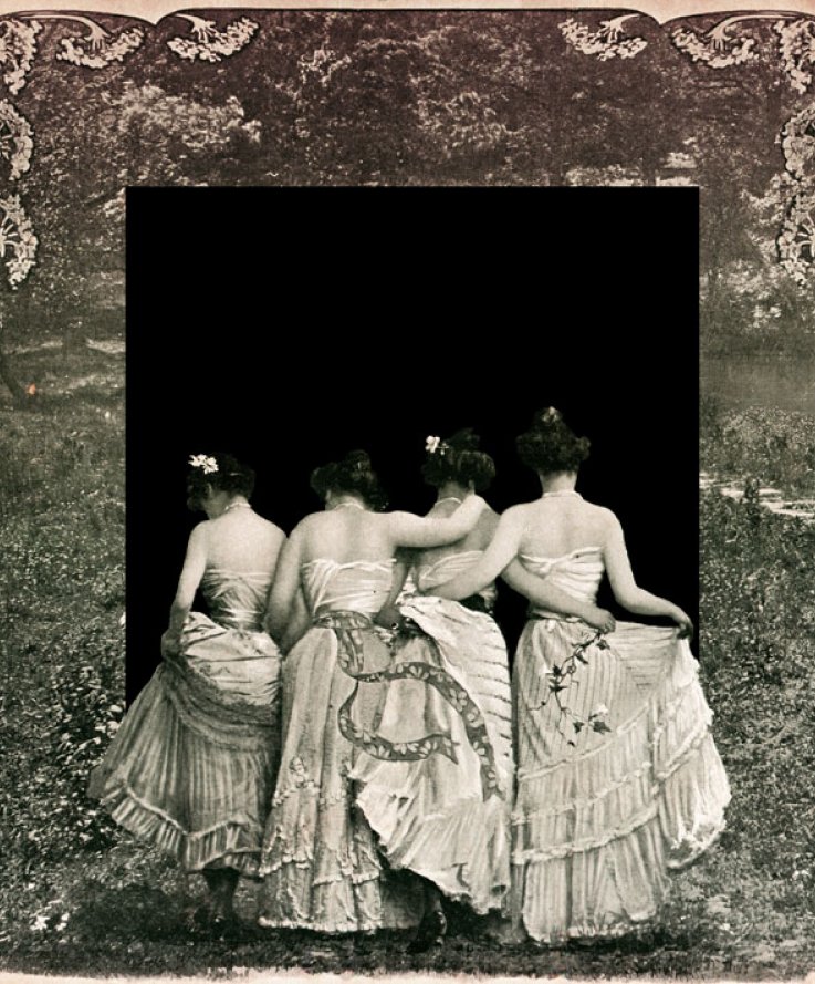 Sentier Fleuri, 2013, <br />
Digital print on paper, 90x100 cm