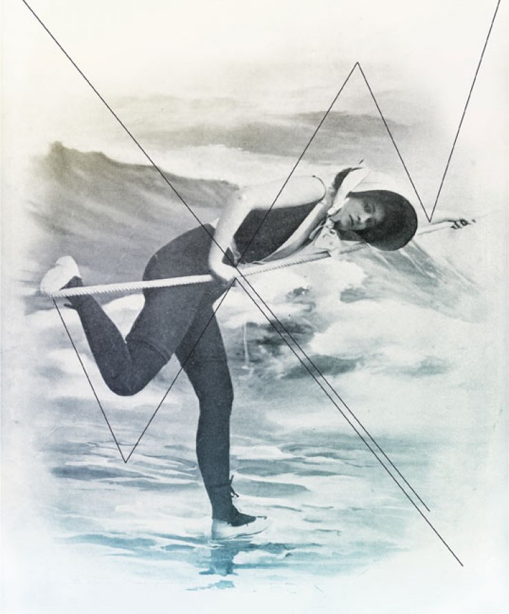 L Attente, 2013, <br />
Digital print on paper, 75x100 cm