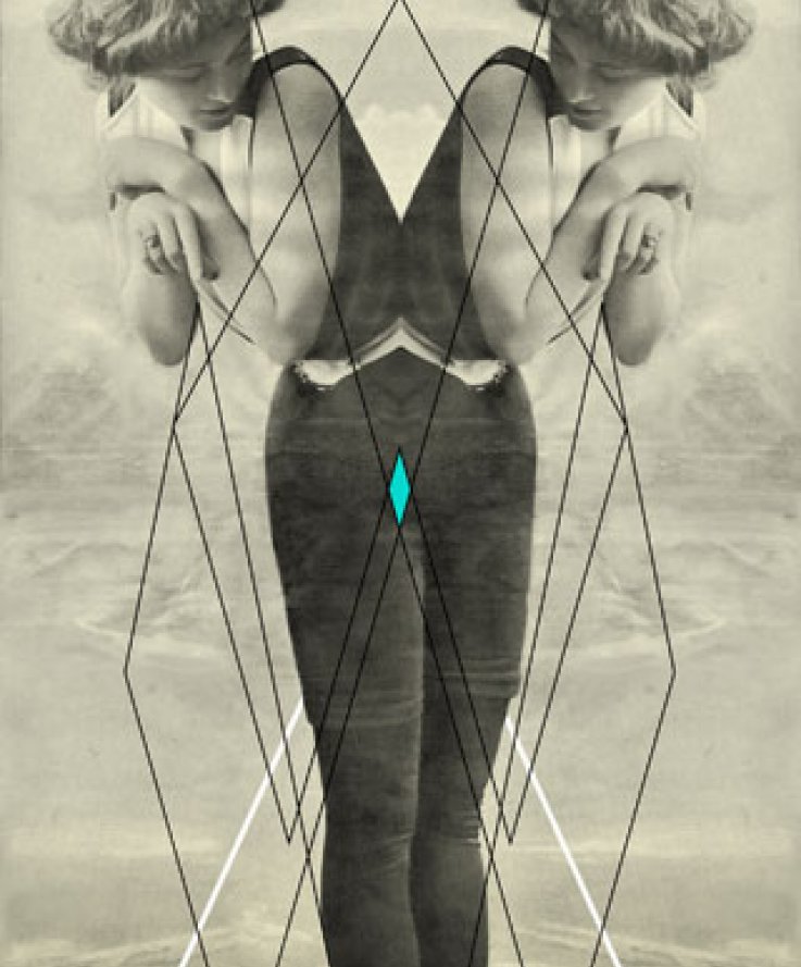 Frileuse, 2013, <br />
Digital print on paper, 55x120 cm